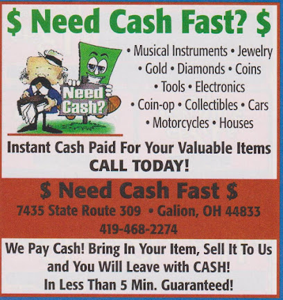 Need Cash Fast? (Previous Pawn Brokers) casa de empeño en Galion